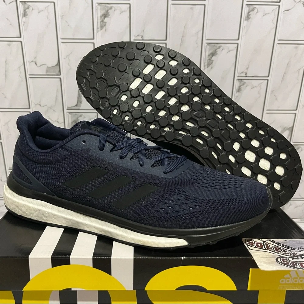 New Adidas Response LT Boost Navy Blue Running Shoes Ultra Boost Gym Training - Picture 4 of 16